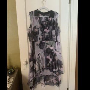 Flowy Asymmetrical Shirtdress